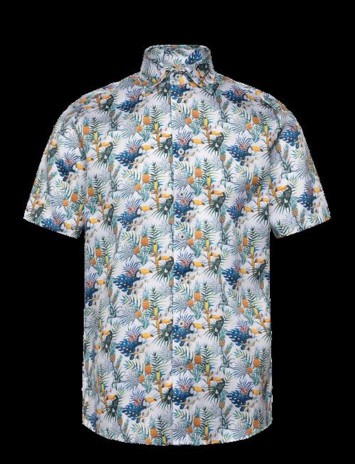 Lindbergh Black | 1927: Aop Shirt Wf S/S | XL