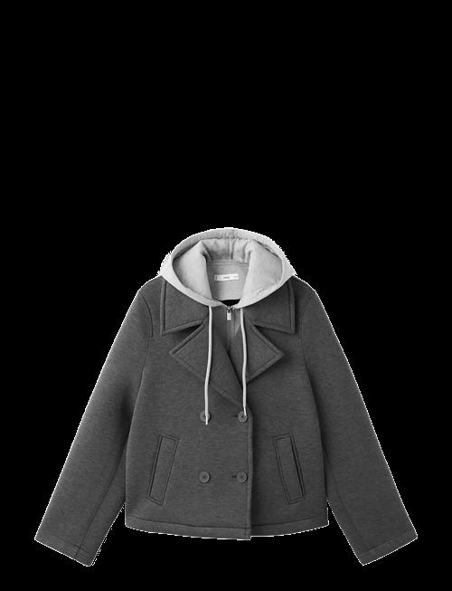 Mango | Combined Hooded Jacket | M