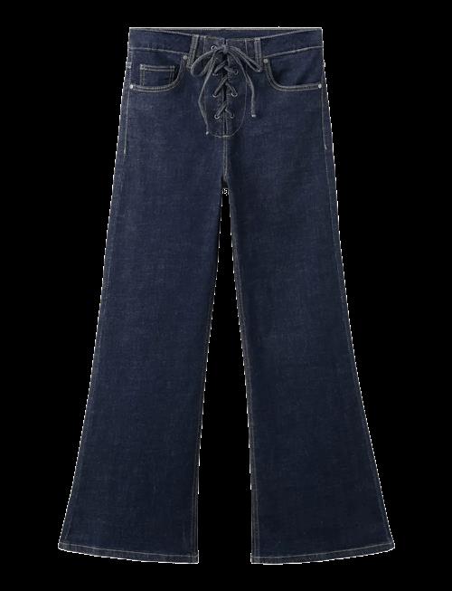 Mango | Flared Jeans With Drawstrings | 40