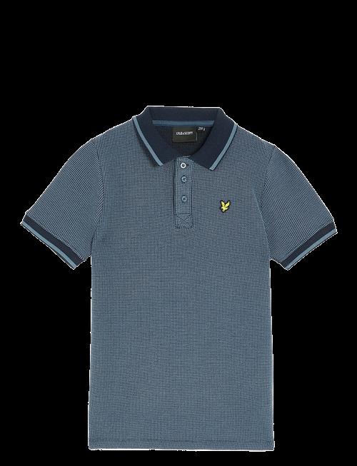 Lyle & Scott | Two Tone Waffle Polo Shirt | 152-158