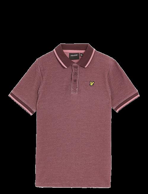 Lyle & Scott | Two Tone Waffle Polo Shirt | 9-10