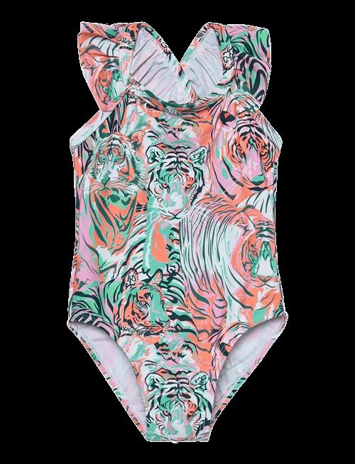 Color Kids | Swimsuit W. Frills, Aop | 104