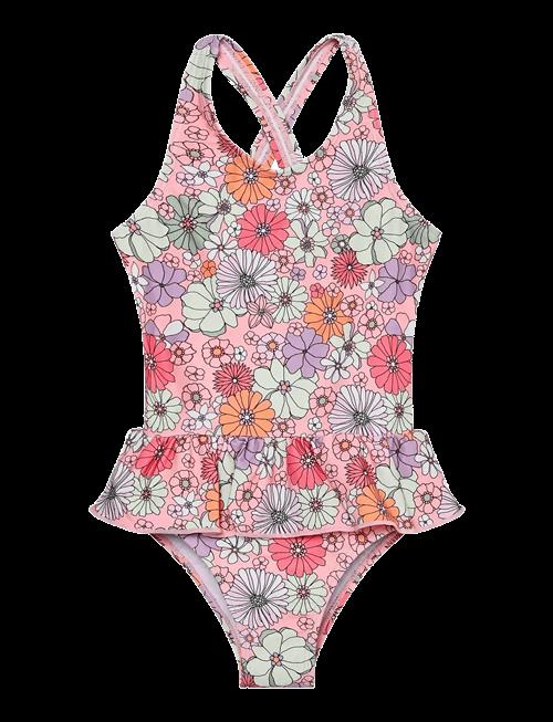 Color Kids | Swimsuit W. Skirt, Aop | 98