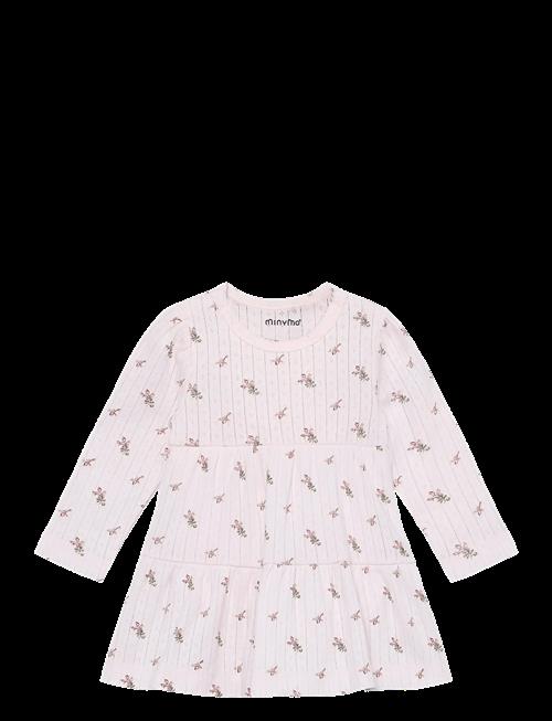 Minymo | Body Dress Ls Aop Pointell | 62