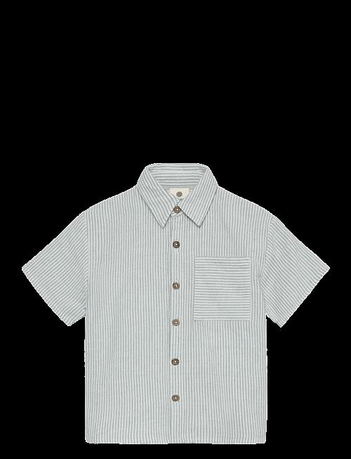 En Fant | Shirt Ss Muslin Stripe | 128