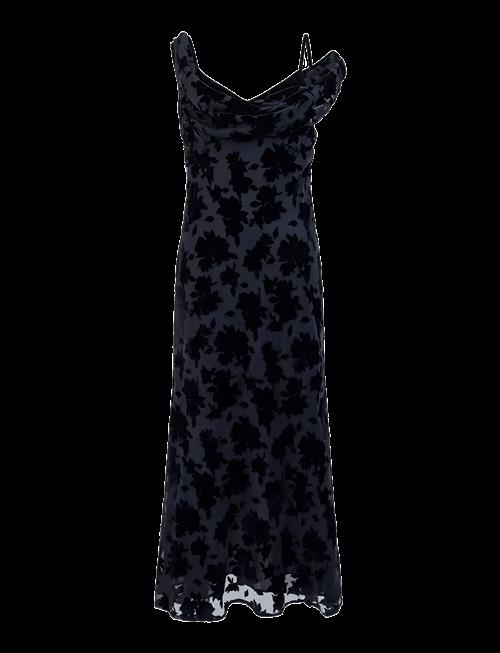 French Connection | Kara Burnout Twisted Midi Dres | 40