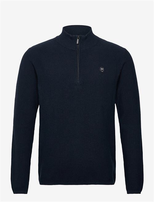 Knowledge Cotton Apparel | Organic Cotton Half Zip Pique Knit | XL