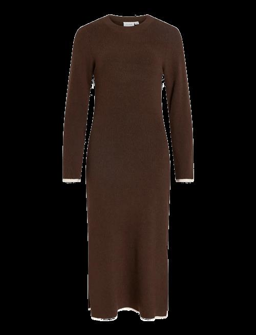 Vila | Vikerry O-Neck L/S Knit Maxi Dress-Noos | L