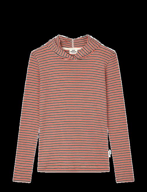 Mads Nørgaard | 2X2 Cotton Stripe Tally Hoodie | 140