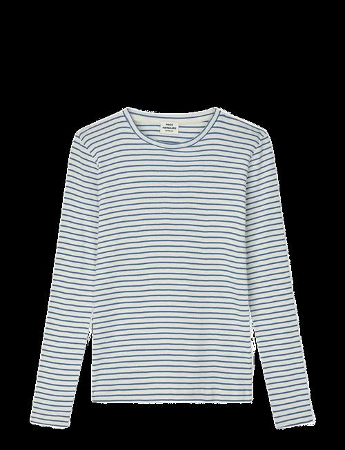 Mads Nørgaard | 2X2 Cotton Stripe Talino Tee L/S | 116