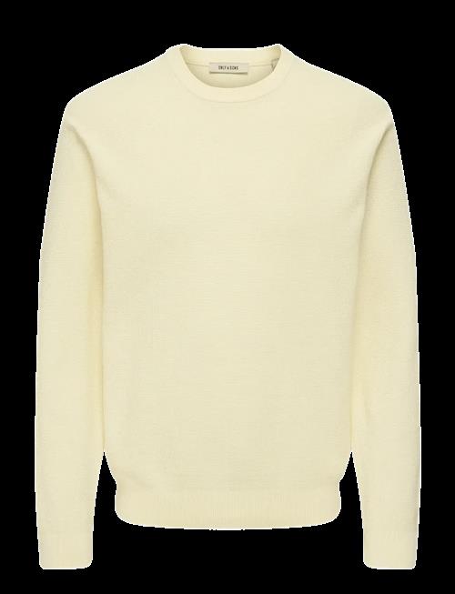ONLY & SONS | Onstony Rlx 12 Ls Waffle Crew Knit Noos | XL
