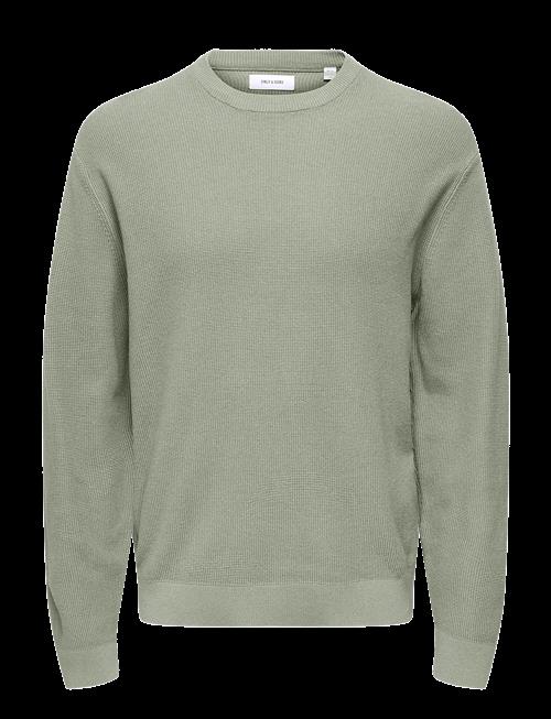 ONLY & SONS | Onstony Rlx 12 Ls Waffle Crew Knit Noos | M