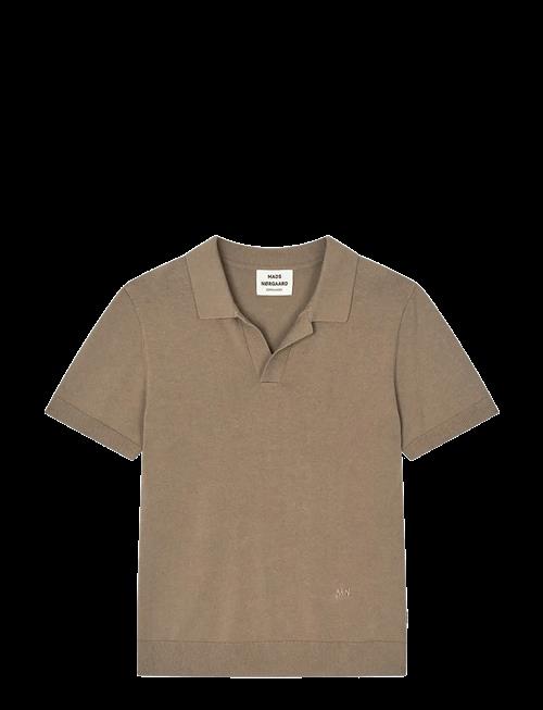 Mads Nørgaard | Cotton Knit Pelle Polo Tee | 140