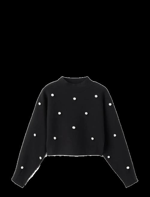 Mango | Perkins-Neck Sweater With Spheres | L