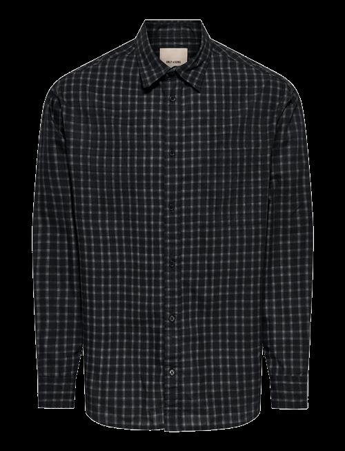 ONLY & SONS | Onsbali Poplin Checked Rlx Fit L/S Shirt | L