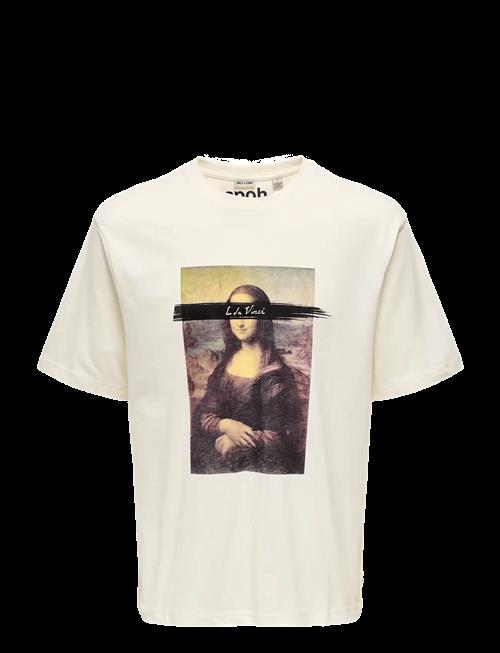 ONLY & SONS | Onsmonalisa Rlx Ss Lic Tee Vd | S