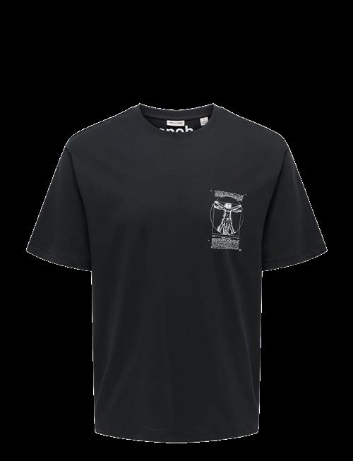ONLY & SONS | Onsmonalisa Rlx Ss Lic Tee Vd | S
