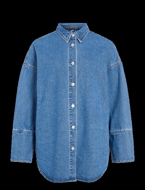 Vila | Vimalou L/S Detailed Denim Shirt | 40