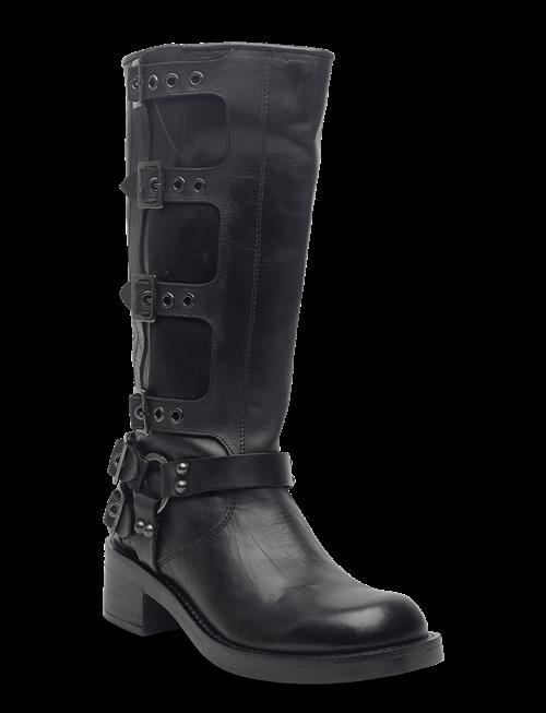 Bianco | Biaharper Buckle Biker Boot Pull Up Leather | 37