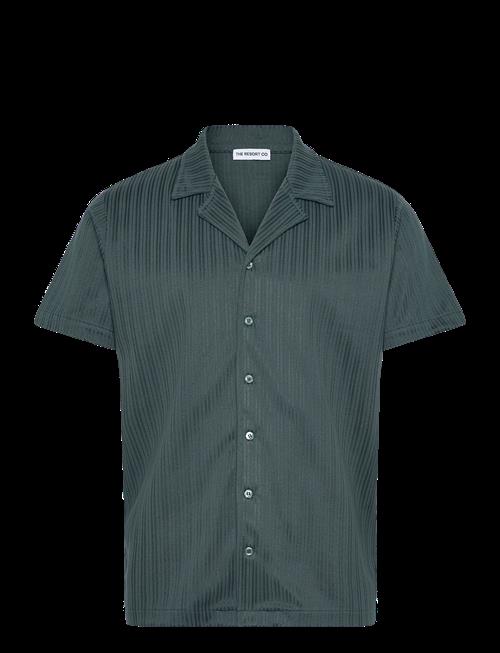 The Resort Co. | Jacquard Resort Shirt Juniper Green | L