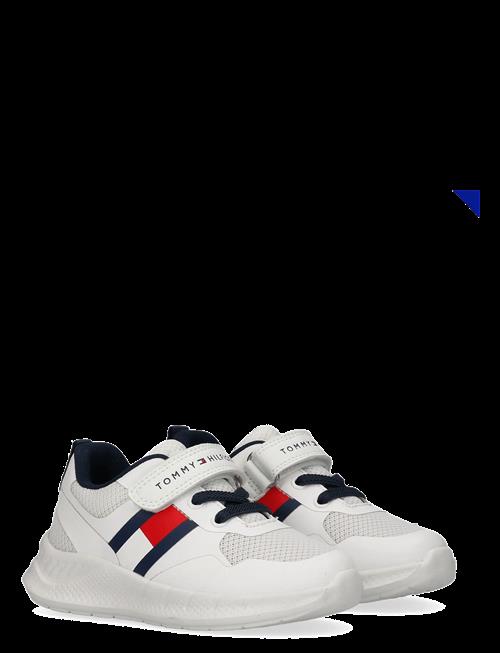 Tommy Hilfiger | Tommy Hilfiger Flag Low Cut Lace-Up/Velcro Sneaker | 29