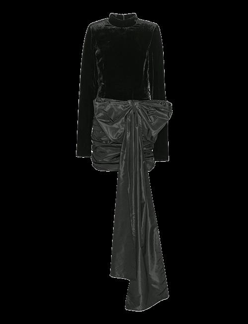 ROTATE | Velvet Bow Mini Dress | 34