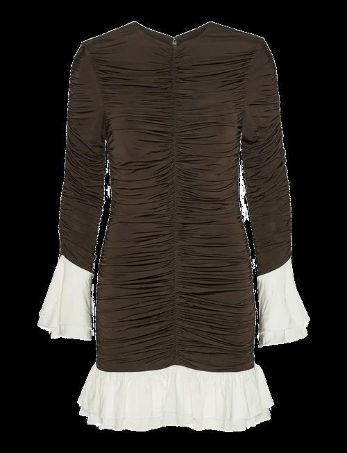 ROTATE | Mini Ruched Ls Dress | 40