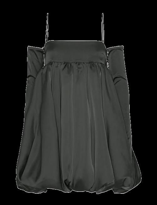 ROTATE | Satin Ls Bubble Dress | 38