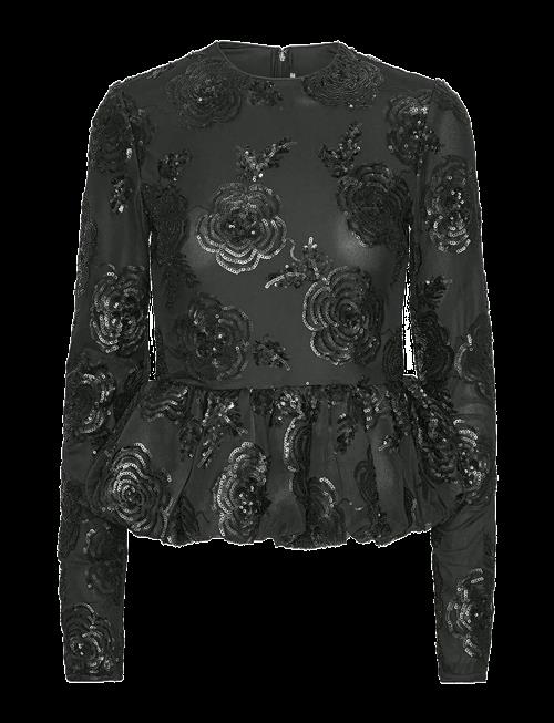 ROTATE | Sequins Ls Bubble Top | 36