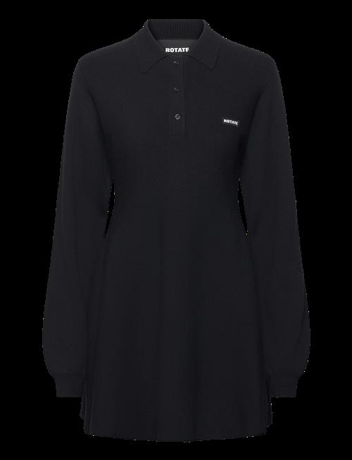 ROTATE Birger Christensen | Slinky Knit Polo Dress | XL