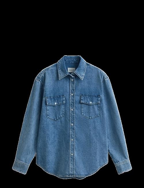 Gant | Rel Denim Pocket Ls Shirt | 44