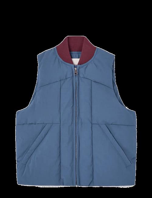 THE ANIMALS OBSERVATORY | Lobster Kid Puffer Vest Blue-Grey | 8 Y