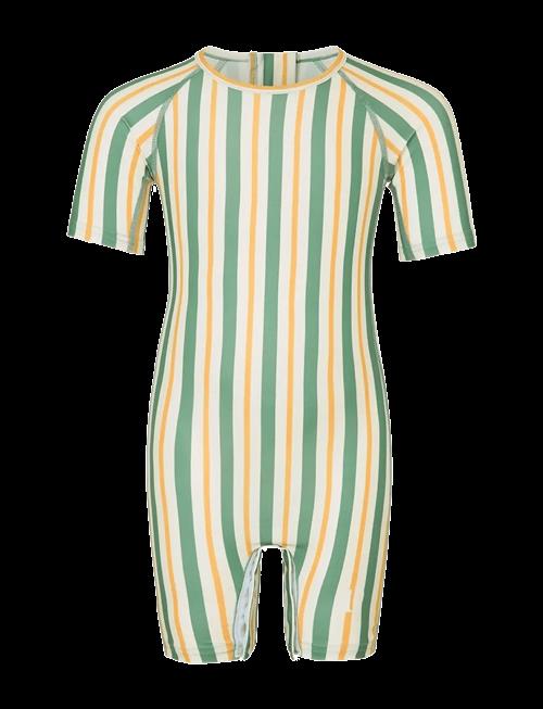 Vanilla Copenhagen | Baby Swim Bodysuit - Fern - Striped | 3-6M