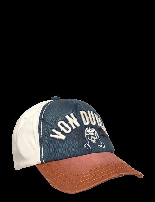 Von Dutch | Embroidery Baseball Cap White/Blue/Brown Von Dutch | ONE SIZE