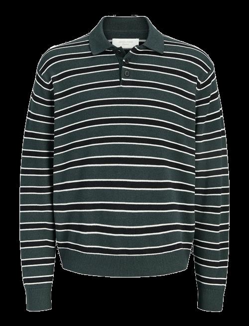Jack & Jones | Jorargos Knit Stripe Polo Styd Aw25 | M