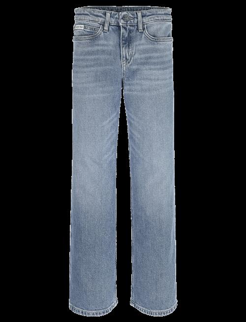 Calvin Klein | Hr Wide Leg Authentic Blue Denim | 140