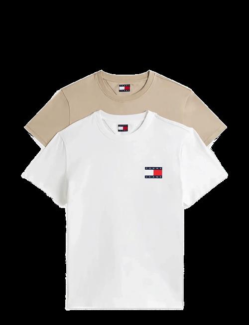 Tommy Jeans | Tjm Slim 2Pack Ess Flag Tee | M