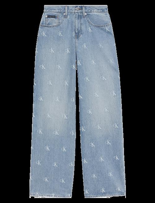 Calvin Klein Jeans | The Wide Leg Ck Distressed Indig | 27 x 32