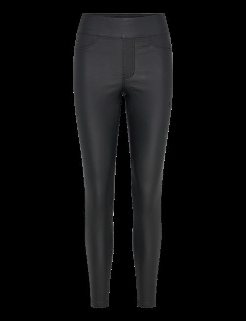 Bubbleroom | Push-Up Coated Slim Trousers | 34