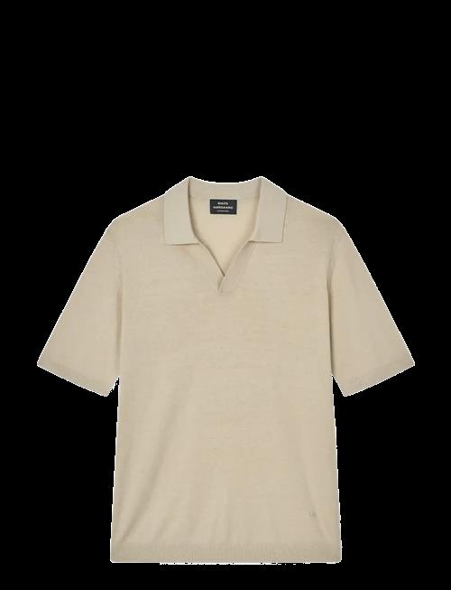 Mads Nørgaard | Cotton Lino Theo Polo Knit | S