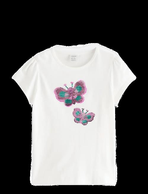Lindex | Top Ss Butterfly Flipsequins | 110