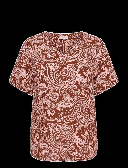 Kaffe Curve | Kcami Ss Blouse Printed | 46