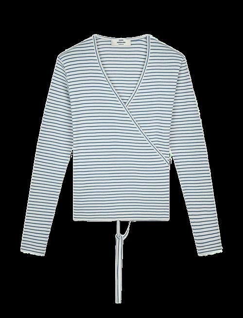 Mads Nørgaard | 2X2 Cotton Stripe Susi Ls Top | S
