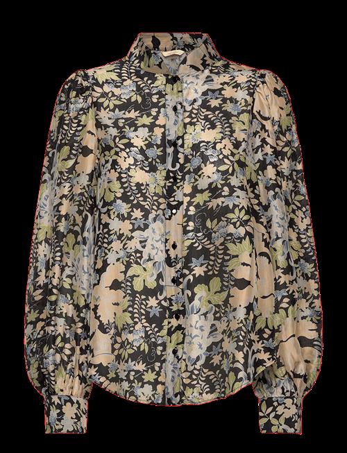 by Ti Mo | Striped Organza Blouse** | XS