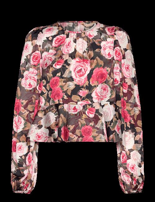 by Ti Mo | Satin Flounce Top | L