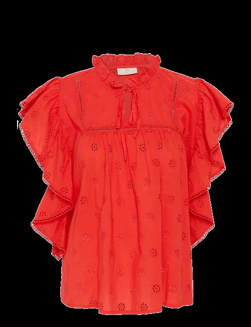 Kaffe | Kafiona Frill Top | 40