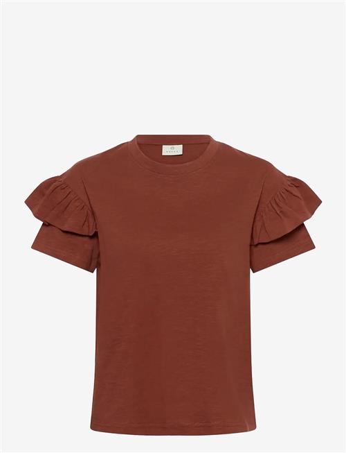 Kaffe | Kaerin Flounce T-Shirt | XXL
