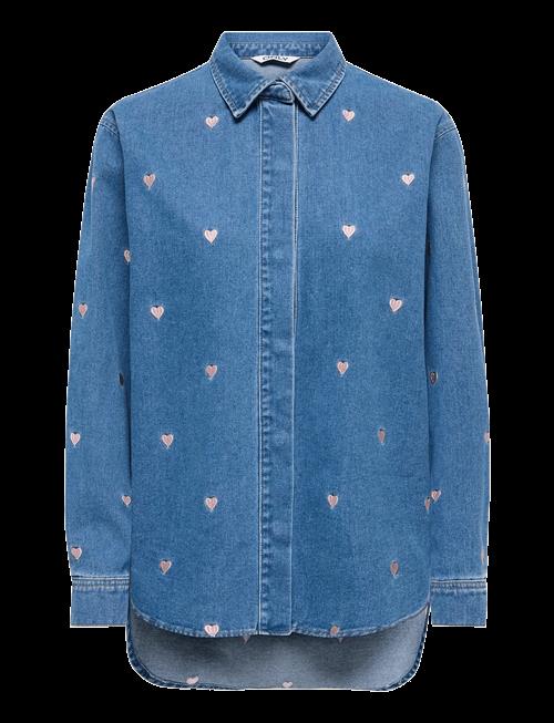 ONLY | Onlvera Ls Heart Dnm Shirt Gua | XS