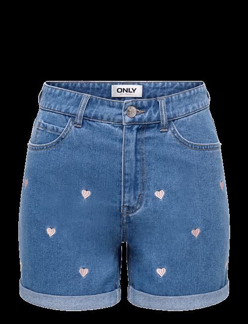 ONLY | Onlvega Hw Embroidery Dnm Shorts Guanoos | S