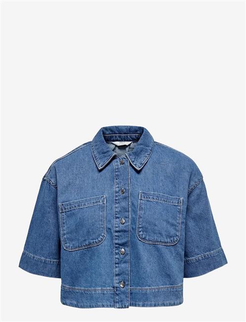 ONLY | Onlcleo Life Ss Crop Dnm Shirt Pim Noos | XS